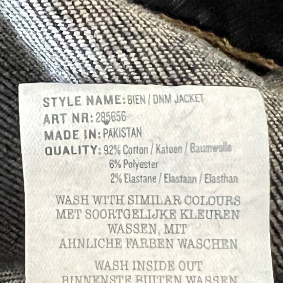 Bien Bleu Women's Blue Faded Wash Denim Jacket With Button Front Size XS - Picture 10 of 12